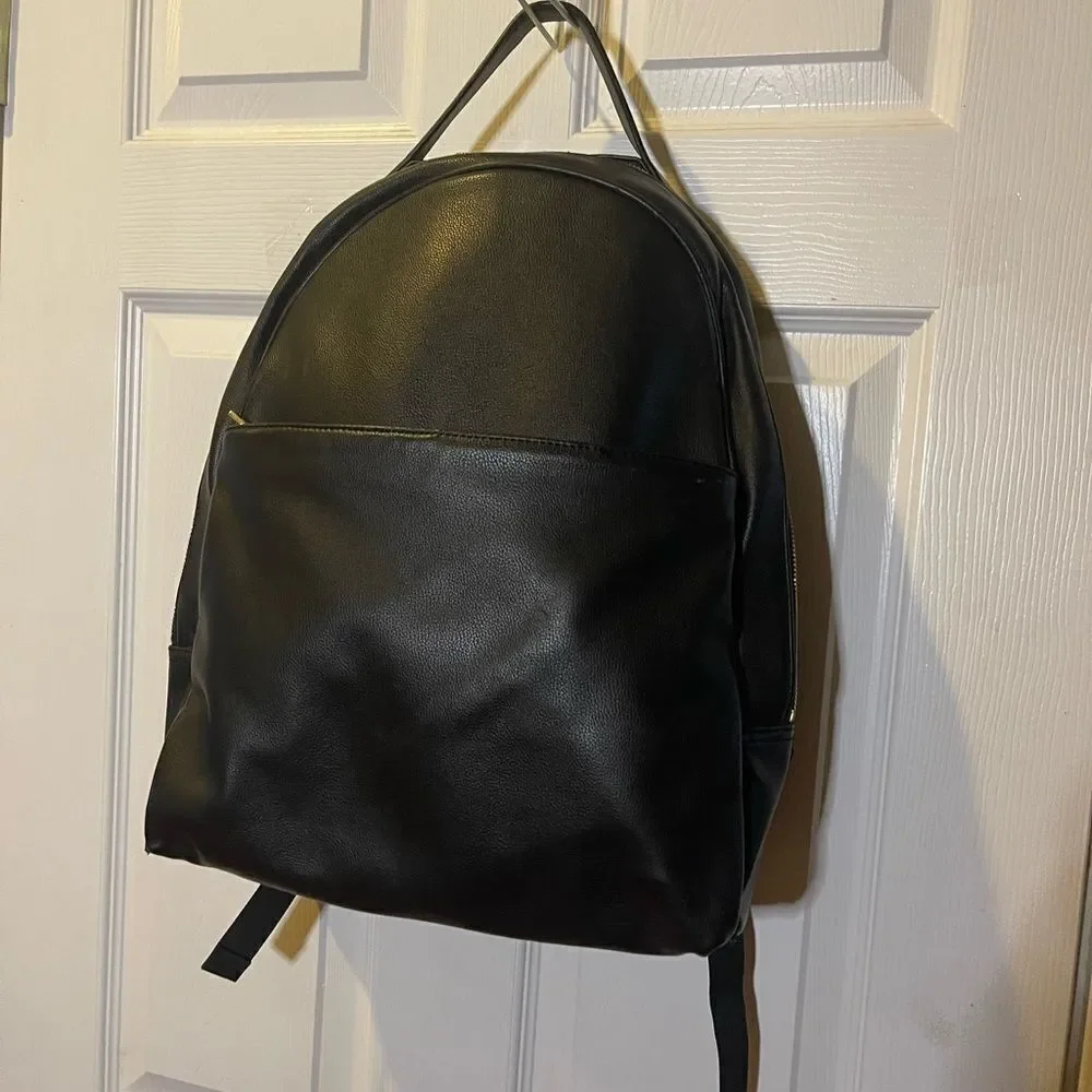 Pottery Barn Kids synthetic black large backpack with padded laptop compartment